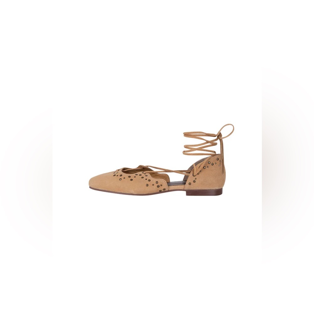 Spell And The Gypsy Juliette Suede Tie Up Ballet Flat NIB! - Picture 4 of 4